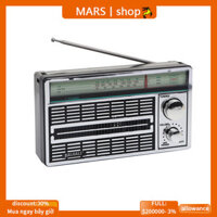 Mog AM FM SW Radio Chạy Bằng Pin Di Động Dài Nhất Bỏ Túi Đài Phát Thanh Với Ăng Ten Kính Thiên Văn Máy Nghe Nhạc ABS Mini