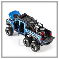 Mới 1 / 28 Ford Raptor F150 địa hình 6 * 6 mẫu xe hợp kim diecast ô tô ô tô cho trẻ em đồ chơi xe tải cho trẻ em đồ chơi cho xe bé trai đồ chơi xe tải quái vật đồ chơi bán chạy lớn