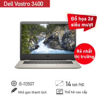 [Mới 100%] Dell Vostro 3400 14 inch Core i5-1135G7 RAM 8GB SSD 512GB FHD Sliver