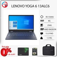 [Mới 100%] Laptop mỏng nhẹ cảm ứng Lenovo Yoga 6 13ALC6 (Ryzen 5-5500U, 8GB, 256GB, Integrated, 13.3'' FHD IPS Touch)