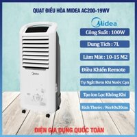 (Mới 100% nguyên thùng) Quạt điều hòa, quạt hơi nước Midea AC200-19WV