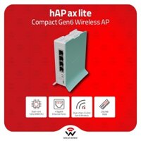Mới 100% - Router Wifi 6 Mikrotik HAP AX LITE L41G-2axD và RB750GR3 HEX cân bằng tải chuyên nghiệp