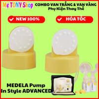 [Mới 100%]Combo 2 Van Vàng và 2 Van Trắng Máy Hút Sữa Điện Đôi Medela Pump(Giá Combo)