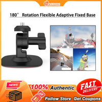 [Mới] 180° Xoay Linh Hoạt Thích Ứng Đế Cố Định Cho Insta360 X3 X4 Cho Gopro Hero Camera Hành Động Mũ Bảo Hiểm Xe Máy Cong Đế Bằng