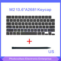 Mới 2022 Năm M2 Laptop A2681 Phím Keycaps Cho MacBook Air Retina M2 13,6 "A2681 Full Key Cap Bàn Phím Sửa Chữa
