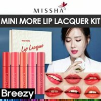 [mới 2022] son kem lì cao cấp mini Missha Lip More