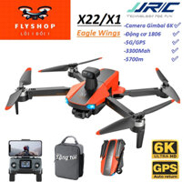 [Mới 2023] Flycam X22/X1 Eagle Wing JJRC máy bay không người lái, Camera Gimbal 6K, Động cơ 1806, 5G/GPS, 3300Mah, 5700m