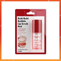 [Mới 2023] Tẩy Da Chết Sủi Bọt Thải Độc Môi Unpa Bubi Bubi Bubble Lip Scrub Red 10ml