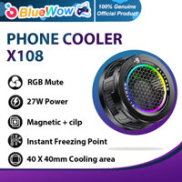 [Mới 2024] Bộ tản nhiệt điện thoại BlueWow 27W X108 cho điện thoại di động Quạt Phablet Bán dẫn Máy làm mát điện thoại di động Máy làm mát chơi game Điện thoại di động