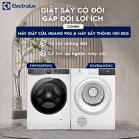 [Mới 2024] Combo máy giặt Electrolux 9kg EWF9023P5WC và máy sấy thông hơi Electrolux EDV804H3WC - Free giao lắp