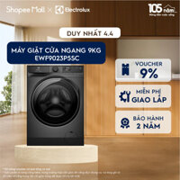 [Mới 2024] Free giao lắp - Máy giặt cửa ngang Electrolux 9kg UltimateCare 500 - Xám đen Onyx EWF9023P5SC