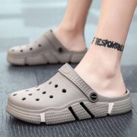 [Mới 2024] Hộp Giày Crocs Cổ Điển Màu Trơn Dép Nam Dép Thoải Mái Clogs Dép 24H Ship