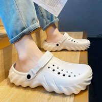 [Mới 2024] Hộp Giày Crocs Dép Cổ Điển Màu Trơn Dép Nam Thoải Mái 24H ShipNew