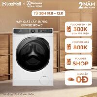 [MỚI 2024] Máy giặt sấy Electrolux 11/7kg UltimateCare 500 EWW1123P5WC Inverter - Free Giao lắp