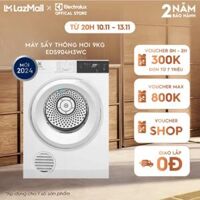 [MỚI 2024] Máy sấy Electrolux 9kg UltimateCare 300 EDS904H3WC Inverter - Free Giao lắp