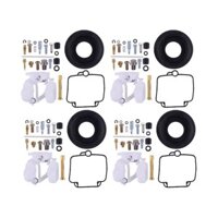 Mới 4 Bộ Chế Hòa Khí Carb Sửa Chữa Bộ Xây Dựng Lại Với Màng Phao Phù Hợp Cho Suzuki Cướp 400 GSF400 GK75A 1991-1995 1996 1997auto Phần Trang Trí Xe Hơi