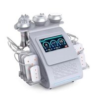 Mới 6 trong 1 lipolaser chân không cavitation hệ thống lipo laser Loại bỏ cellulite chân không cavitation 80k rf cơ thể máy giảm béo