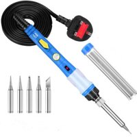 Mới 60W 220V Hàn Sắt Súng Điện Có Thể Điều Chỉnh Nhiệt Độ Công Cụ Hàn Bộ Dây Hàn