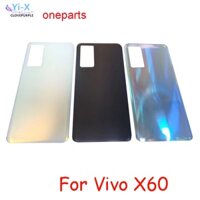 Mới 6,56 "inch cho vivo x60 nắp pin mặt sau bảng điều khiển phía sau bộ phận sửa chữa vỏ hộp cửa