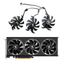 Mới 75MM 4PIN T128015Sm RX6650XT Quạt GPU Cho XFX AMD Radeon RX 6650XT OC V2 RX6600 XT Card Đồ Họa Quạt Thay Thế