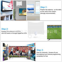 Mới 841 TV Ăng Ten Truyền Hình Kỹ Thuật Số Trong Nhà 4K 1080P Bộ Khuếch Đại Điều Chỉnh Khoảng Cách