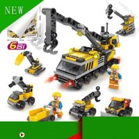 (Mới) ❣️ FREESHIP ❣️Bộ xếp hình Lego Xe Cần Cẩu, đồ chơi Lego cho bé 142 chi tiết