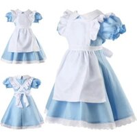 Mới Alice Ở Xứ Sở Thần Tiên KIDS Bé Gái Truyện Trang Phục Truyện Cổ Tích Sách Tuần Váy Lạ Mắt