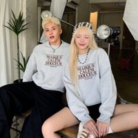 🔥Mới🔥 Áo Nỉ Bông Sweater chữ Thêu MARQUE CALEM DOUCEUR From Boxy Áo Nỉ Hoodie Chất Nỉ Ngoại Hotheels