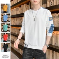 Mới áo nỉ sweater nam form rộng Tay Dài Cổ Tròn Dáng Rộng Phong Cách Hàn Quốc Thời Trang Thu Đông Cho Nam Và Nữ áo hoodie không mũ áo hiphop áo thun dài tay