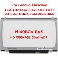 Mới B140XTN03.3 B140XTN03.3 N140BGA-EA3 Slim Laptop Màn Hình LCD E A N140BGE-E33 LTN140AT31 Dành Cho Lenovo ThinkPad L470 E470 A475 E475 L480 L490 HD1366x768 30pin eDP