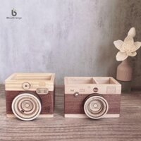 Mới Bằng Gỗ Retro Máy Ảnh Bút Handmade Đồ Trang Trí Bằng Gỗ Ngày Lễ Sinh Viên Tốt Nghiệp Kỷ Niệm Quà Tặng Nóng