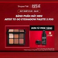 MỚI - Bảng Phấn Mắt Mini ARTIST TO GO EYESHADOW PALETTE 5.95G
