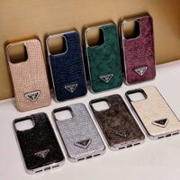 Mới Bao Da Điện Thoại Viền Mạ Bạc Sang Trọng Bảo Vệ Toàn Diện Cho iphone 12 13 14 15 pro max 14 pro max