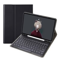 Mới Bao Da Máy Tính Bảng Có Bàn Phím bluetooth Và Ngăn Đựng Bút Cho samsung galaxy tab s6 lite 10.4 p610 & p615 / t870 / t875 sam