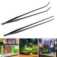 Mới Bể Cá Dụng Cụ Vệ Sinh Thép Không Gỉ Cây Nước Nhíp Bể Cá Cắt Tỉa Kẹp Thủy Sinh Tông Đồ Cho Thú Cưng