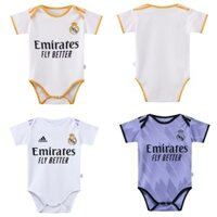 (MớI) Bộ ÁO Thun NgắN Tay + QuầN DàI Real Madrid Cho Bé (3-2