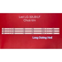 [Mới] Bộ Led LG 32LB 32LF581 32LF550 32LF580 32LF650D Choá Lớn - 3 Thanh 6 Bóng 6V