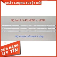 [Mới] Bộ Led Tivi LG 43 UJ633 - UJ632 (3 Thanh)