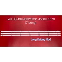 [Mới] Bộ Led Tivi LG 43UJ632 43UJ633/LJ550/UK6320/UK6340/LV300C/UM7100/UM7200 (3 Thanh)