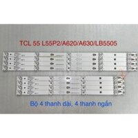 [Mới] Bộ Led Tivi TCL 55 L55P2/A620/A630/LB5505 (4 thanh dài)