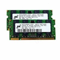 (MớI) Bộ Nhớ RAM DDR2 533MHz PC2-4200S 2Rx8 200Pin SODIMM Cho Laptop 4GB 2x