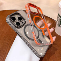 Mới Cae 2 Trong 1 Flip Lens Bracket Vỏ Điện Thoại Từ Tính Cho IPhone 16 Pro Max 11 12 13 14 15 Pro Max Vỏ Tpu Mềm Vỏ Chống Sốc