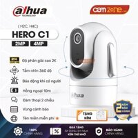 [MỚI] Camera Wifi Trong Nhà DAHUA HERO C1 H2C 2MP/H4C 4MP-Xoay 360, Phát Hiện CĐ, Mic & Loa, Có Đàm Thoại, Báo Động Còi