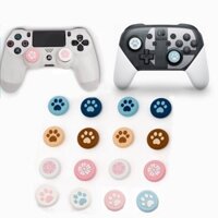 Mới Cần Điều Khiển Bao Cat Paw Sakura Thumb Stick Grip Cap Cho Sony Playstation Dualshock 4 / 3 PS4 / PS3 / Xbox 360 / Switch Pro C