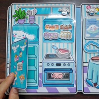 (mới) Candyhome paper - ngôi nhà cinnamoroll của búp bê giấy toca