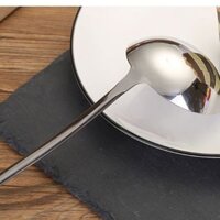 MÔI CANH CÓ LỖ (VÁ MÔI), MUỖNG MÚC CANH BẰNG KIM LOẠI, MÔI MÚC CƠM BẰNG GỖ DÀI 22CM, RỘNG 6CM