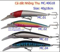 Mồi Câu Cá 40g18cm Chuyên Câu Cá Biển Thu Nhồng Cờ