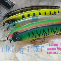 Mồi câu cá Bearking 115F, mồi câu chẽm, măng, nhồng, mú...