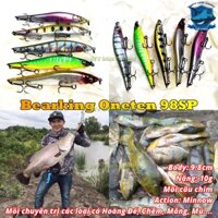 Mồi câu cá Bearking Oneten 98SP, mồi lure cá hoàng đế, chẽm, măng, mú...