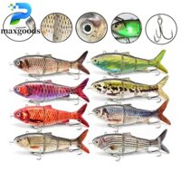 Mồi câu cá cứng MAXGOODS Swimbait 3D Crankbait chắc chắn
